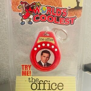 Red Electronic Gadget Keychain from The Office
